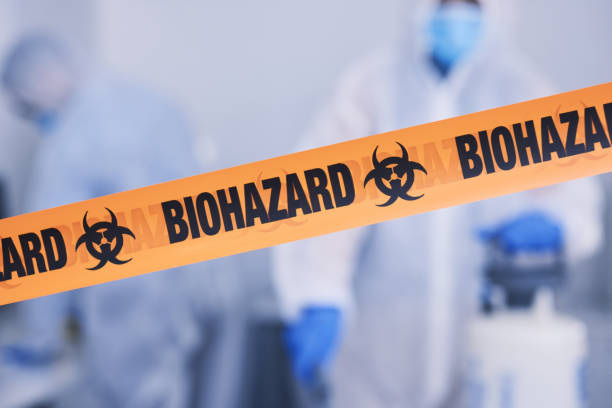 Professional Biohazard Cleanup technician working in Utica, NE